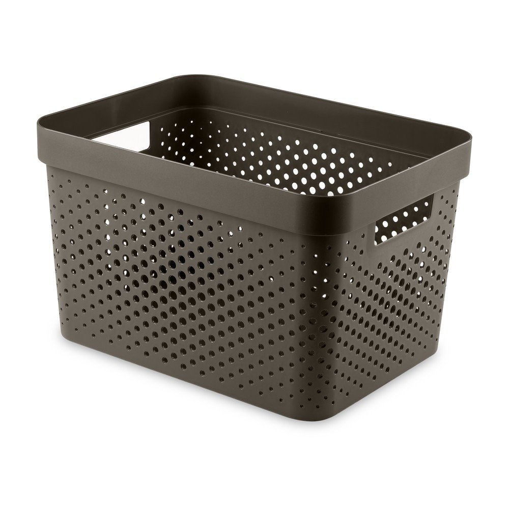 Műanyag tárolókosár 27x36x22 cm Infinity Dots – Curver