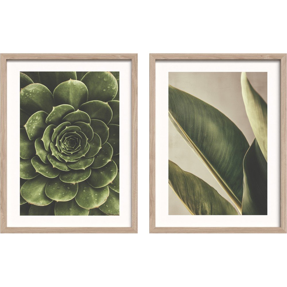 Nyomtatott keretezett kép szett 2 db-os 30x40 cm Beauty Green – Styler