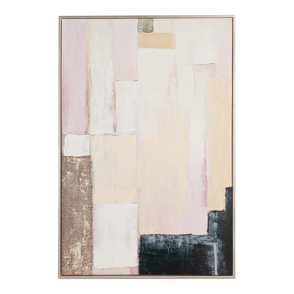 Nyomtatott keretezett-vászon kép kézzel festett részletekkel  80x120 cm Meldert – Yes Everyday