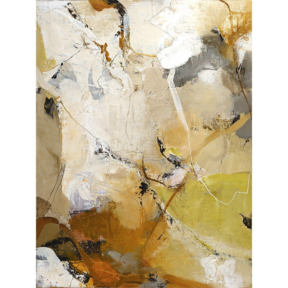 Nyomtatott-kézzel festett részletekkel vászon kép 90x118 cm Everlast – Malerifabrikken