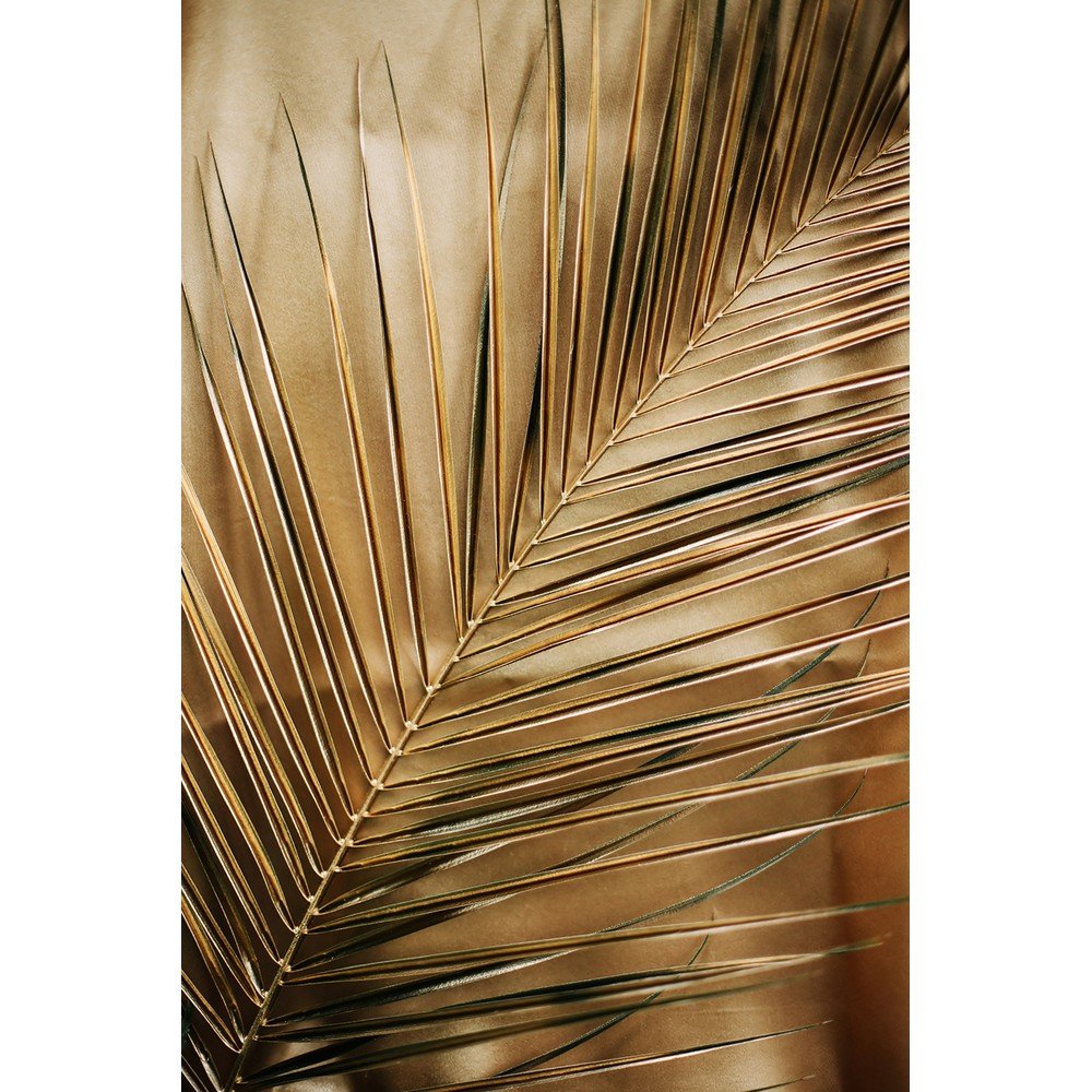 Nyomtatott üveg kép 80x120 cm Gold Palm  – Styler