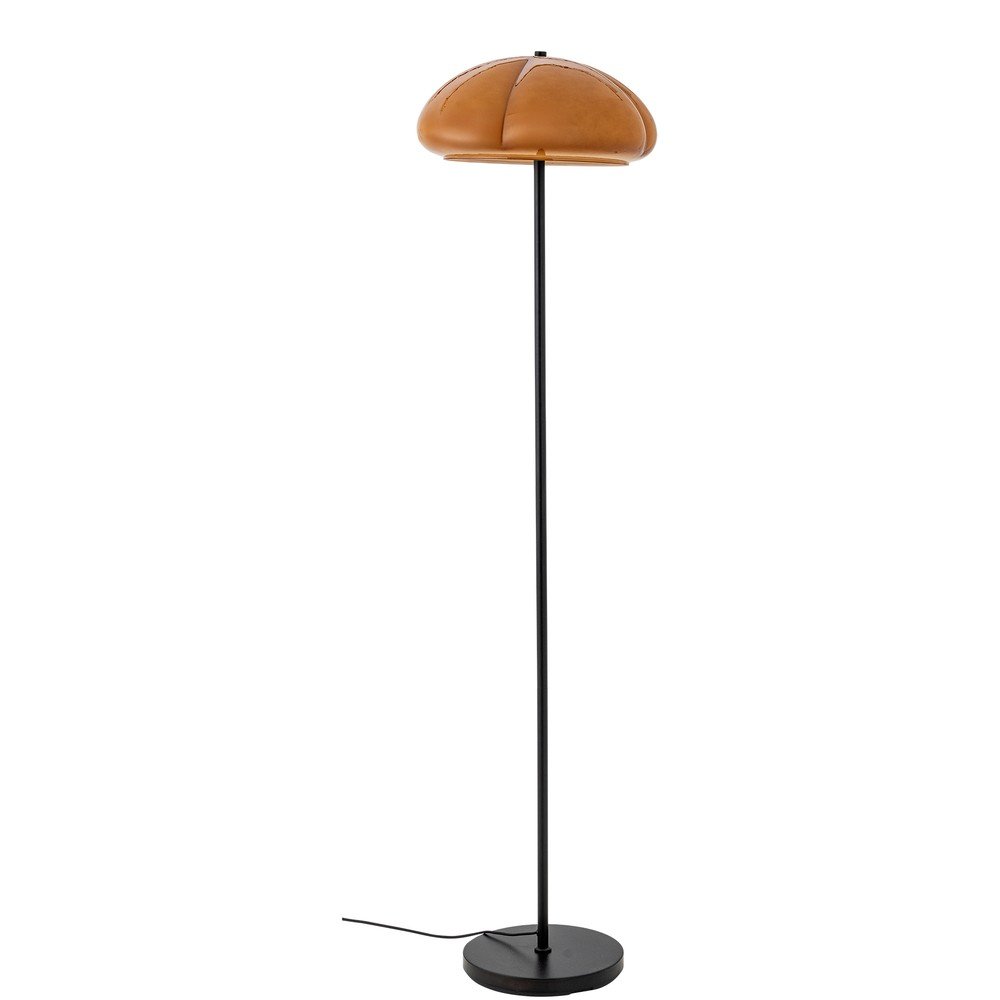 Okkersárga állólámpa üveg búrával (magasság 157 cm) Kinoko – Bloomingville