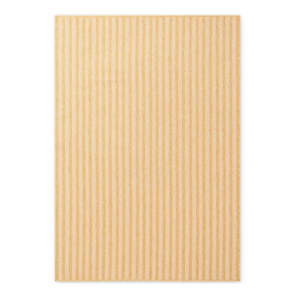 Okkersárga-krémszínű kültéri-beltéri szőnyeg 120x170 cm Haringey Linley – Ted Baker