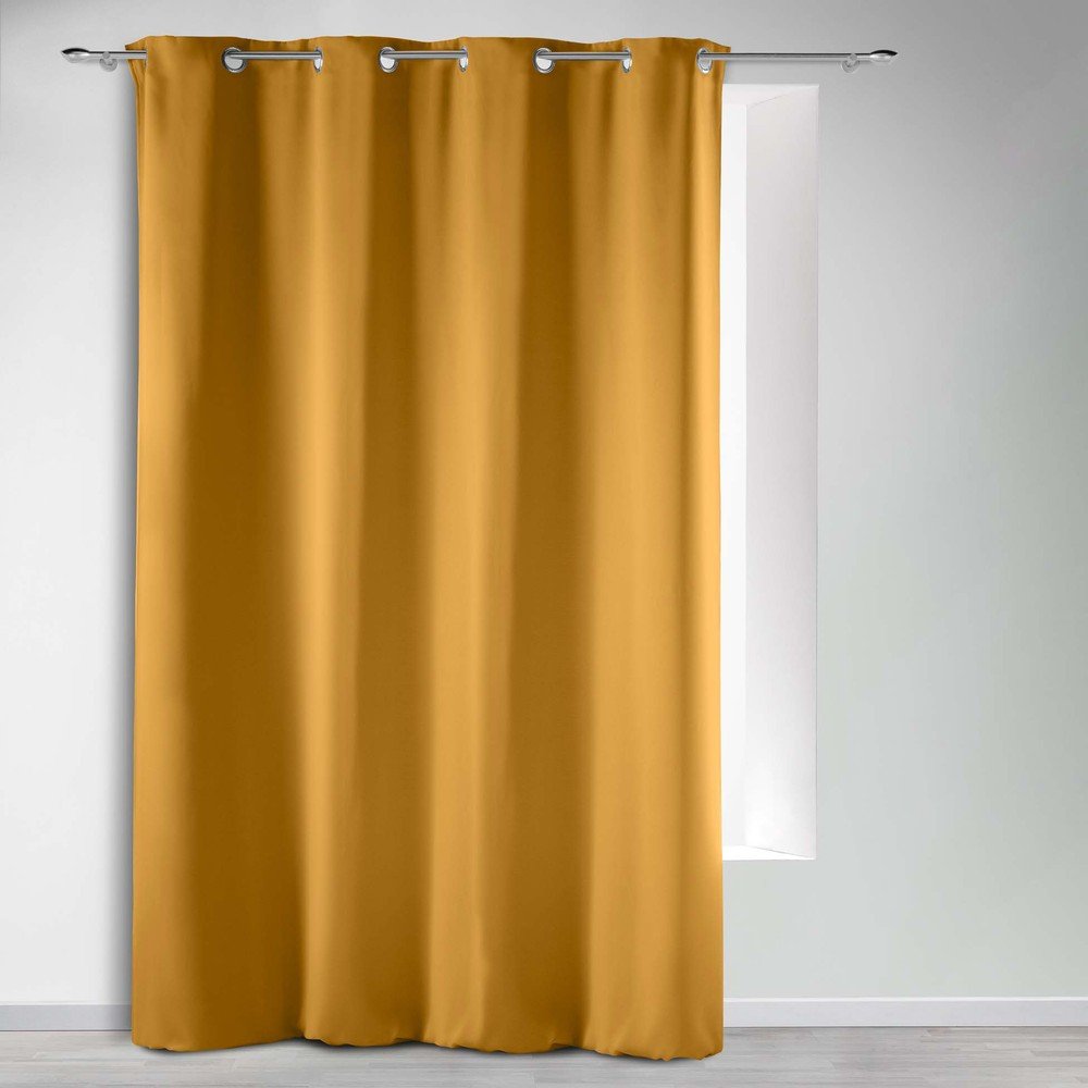Okkersárga sötétítő függöny 135x240 cm Occult – douceur d'intérieur