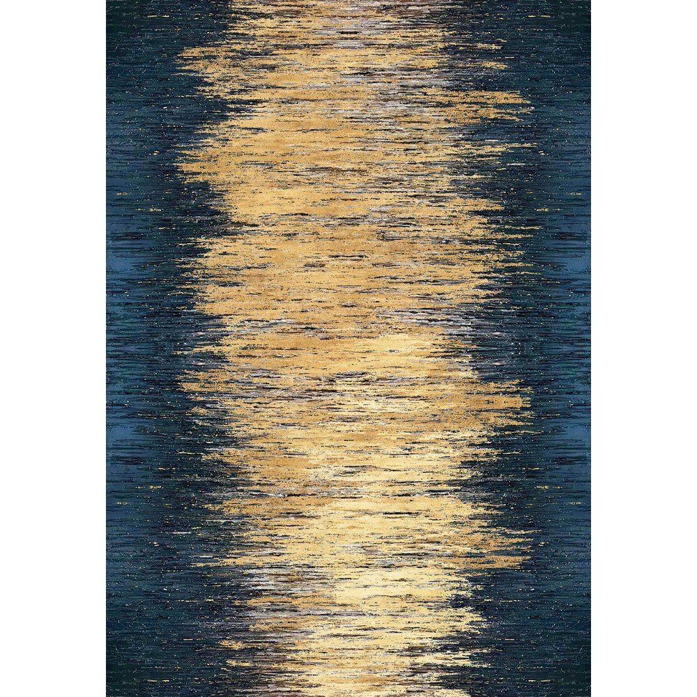 Sárga-sötétkék mosható szőnyeg 50x80 cm Goldie – Vitaus