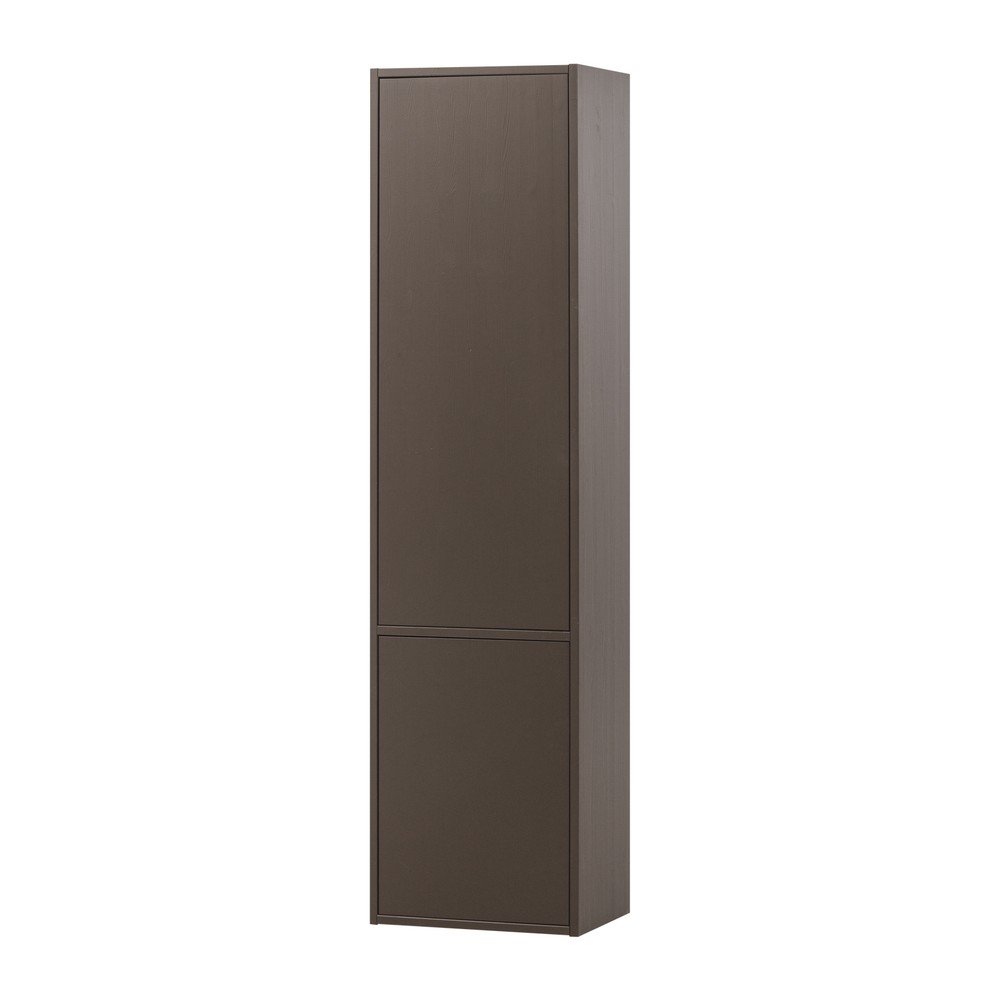 Sötétbarna borovi fenyő moduláris szekrény 55x215 cm Meggy – WOOOD