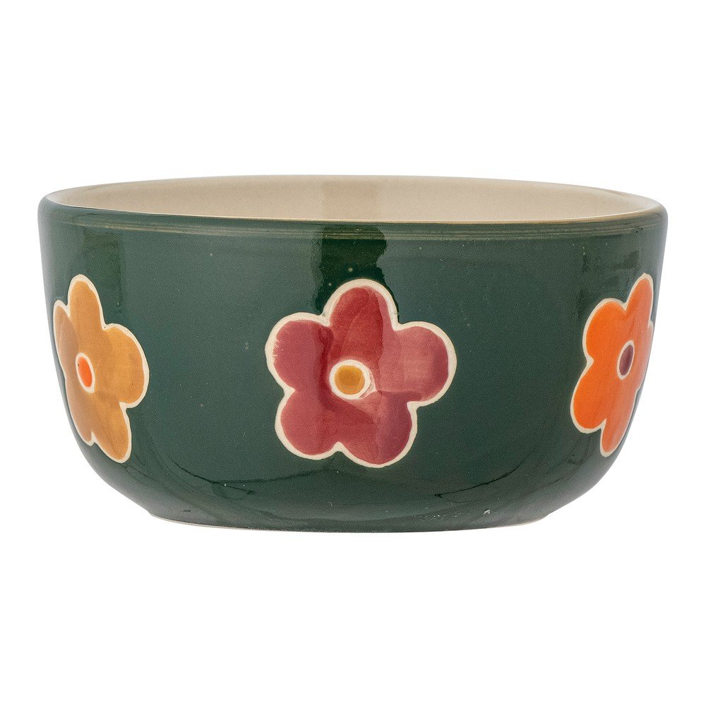 Sötétzöld kőedény gyerek tálka ø 12 cm Addy – Bloomingville Mini