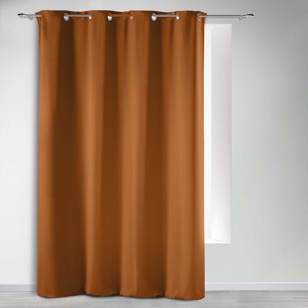 Terrakotta színű sötétítő függöny 135x240 cm Occult – douceur d'intérieur