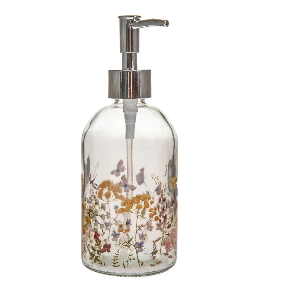 Üveg szappanadagoló 390 ml Flowers – Dakls