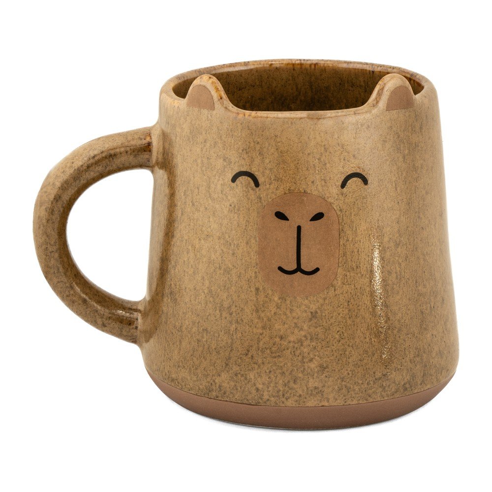 Világosbarna kerámia bögre 360 ml Mojave Capybara – Sass & Belle