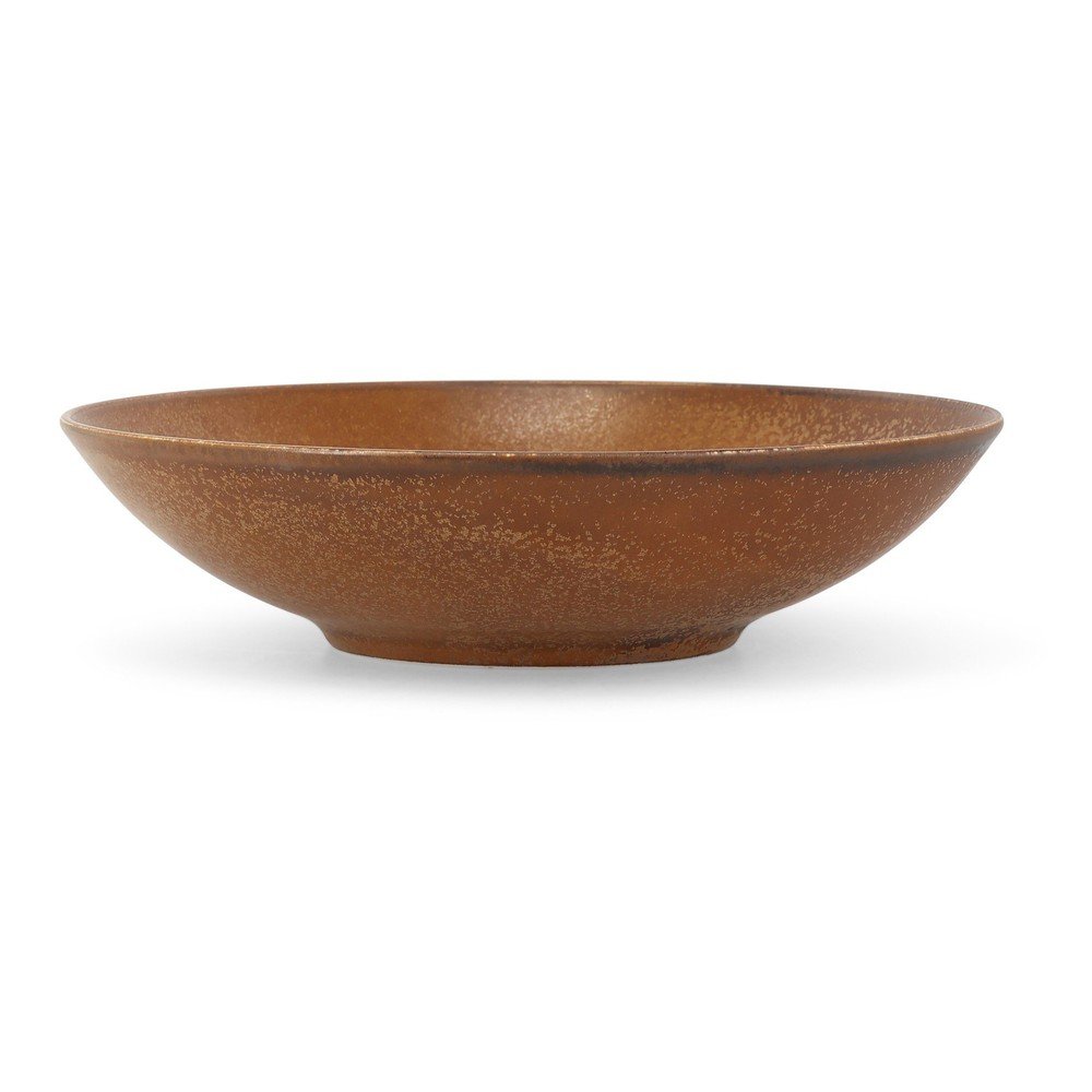 Barna mély porcelán tányér ø 26 cm Ovio – BonBistro