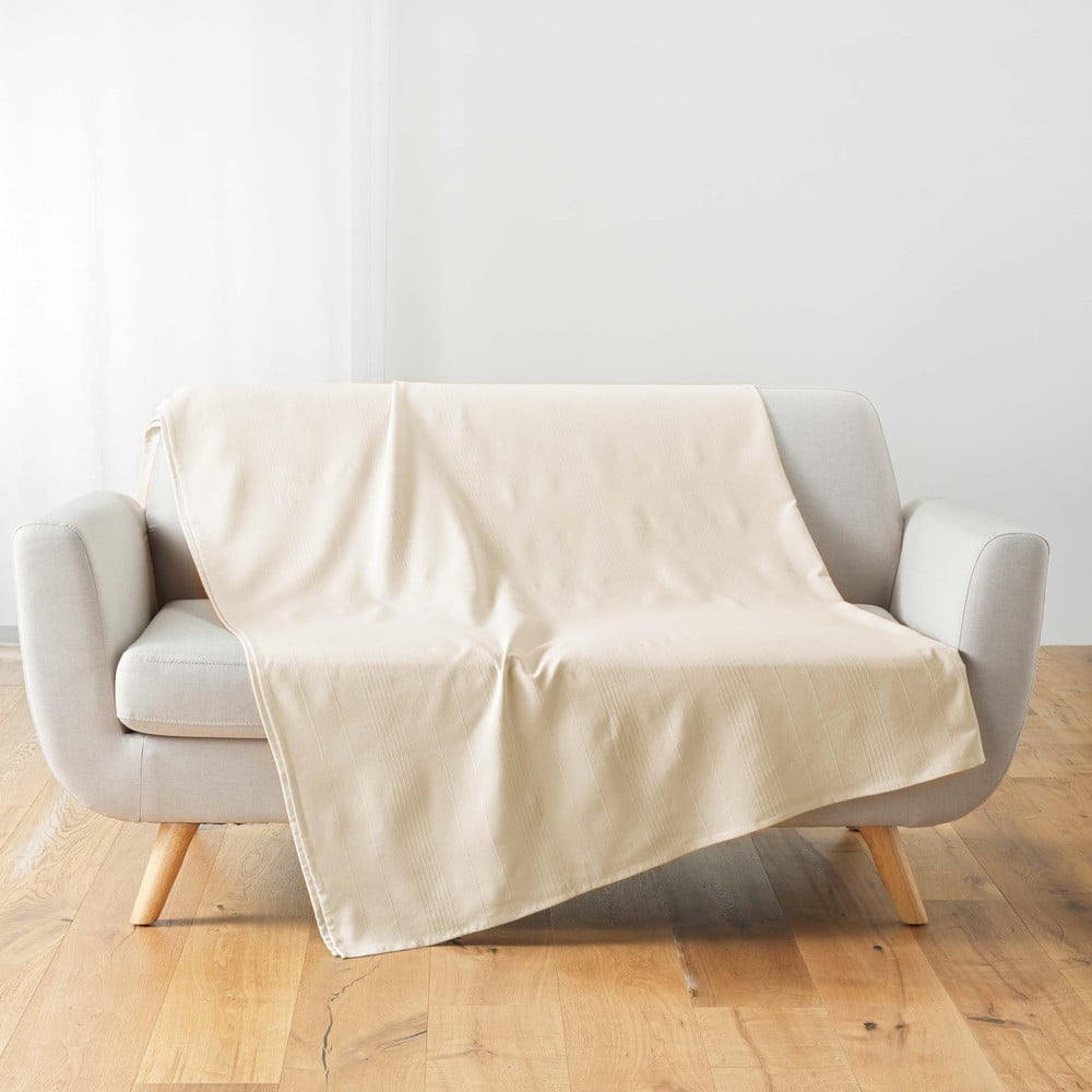 Bézs ágytakaró 220x240 cm Lucile – douceur d'intérieur