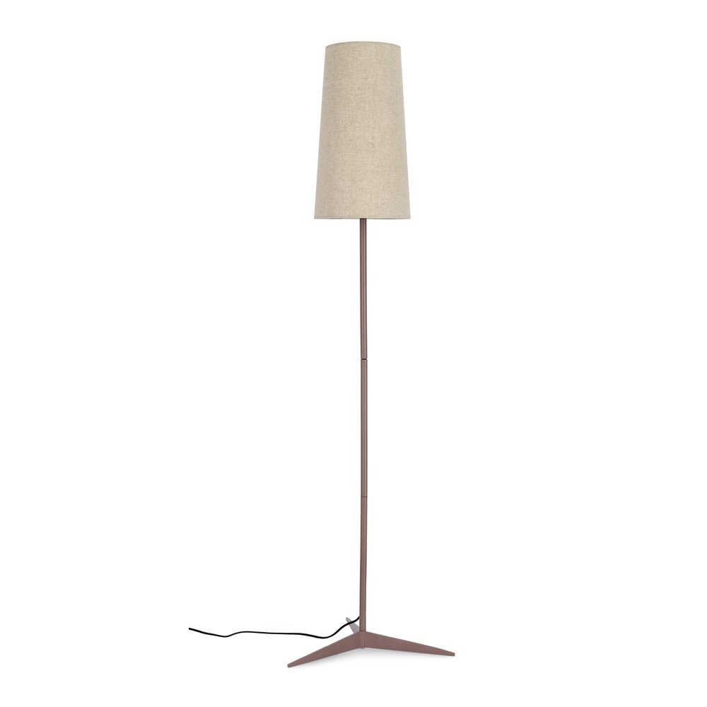 Bézs állólámpa textil búrával (magasság 166 cm) Assam – Bizzotto