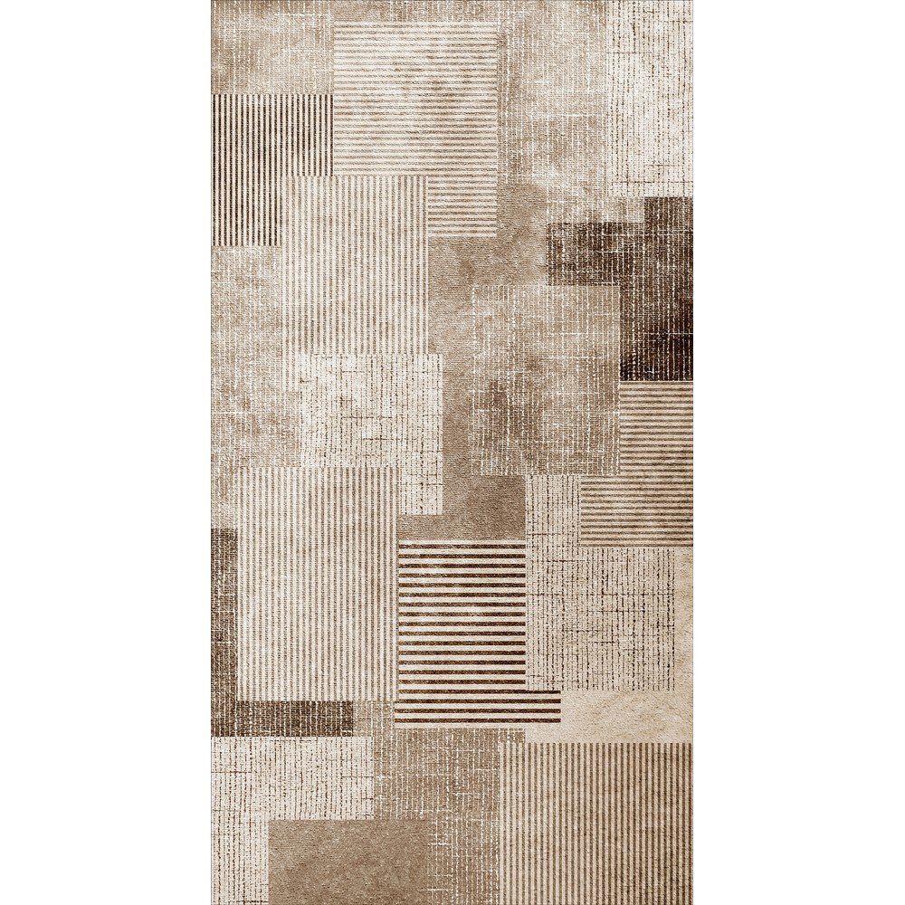 Bézs mosható futószőnyeg 80x200 cm Cubo – Vitaus