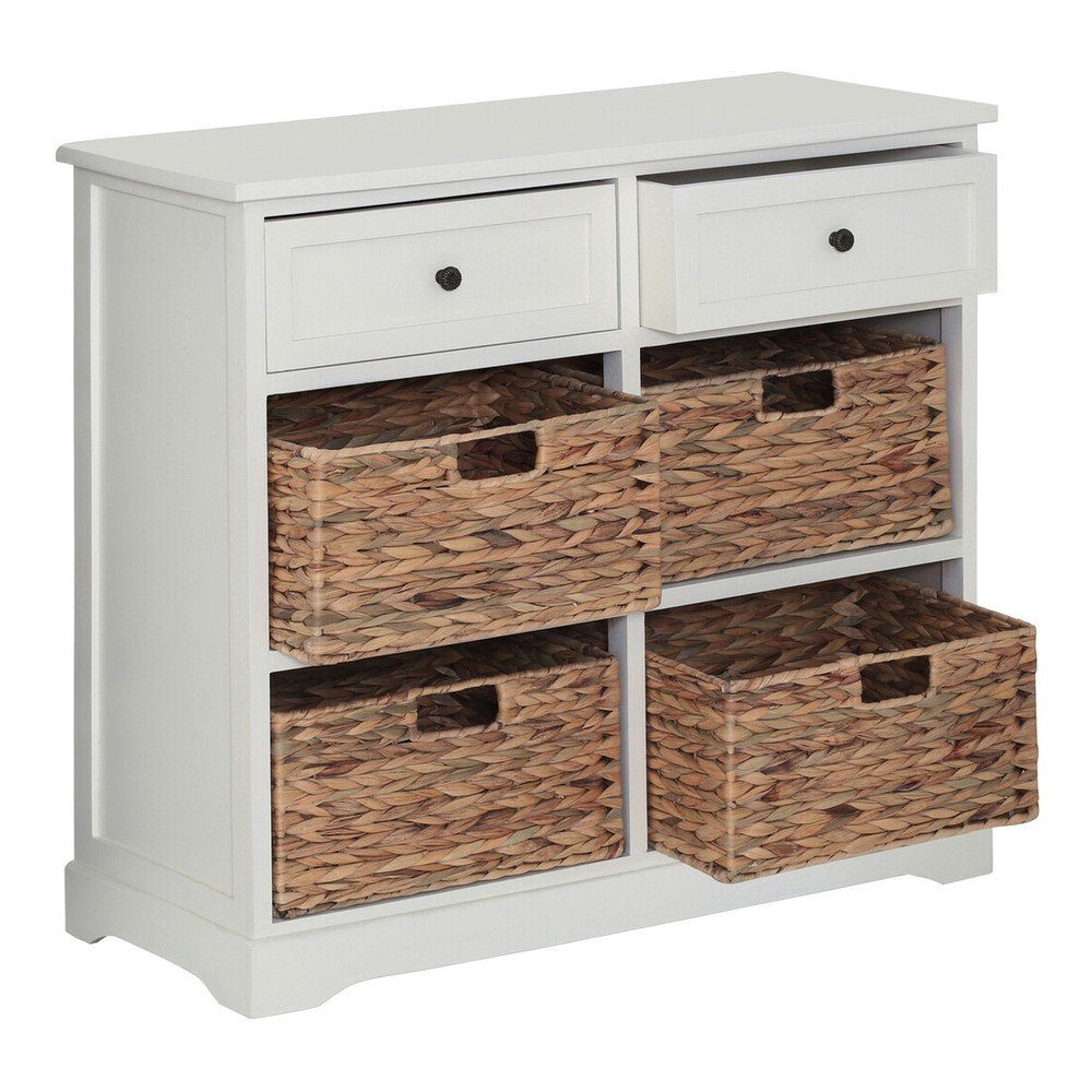 Elefántcsont színű paulownia komód 76x70x33 cm Vermont – Premier Housewares