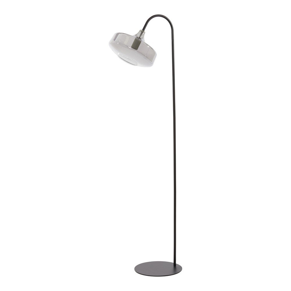 Fekete állólámpa (magasság 160 cm) Solna – Light & Living