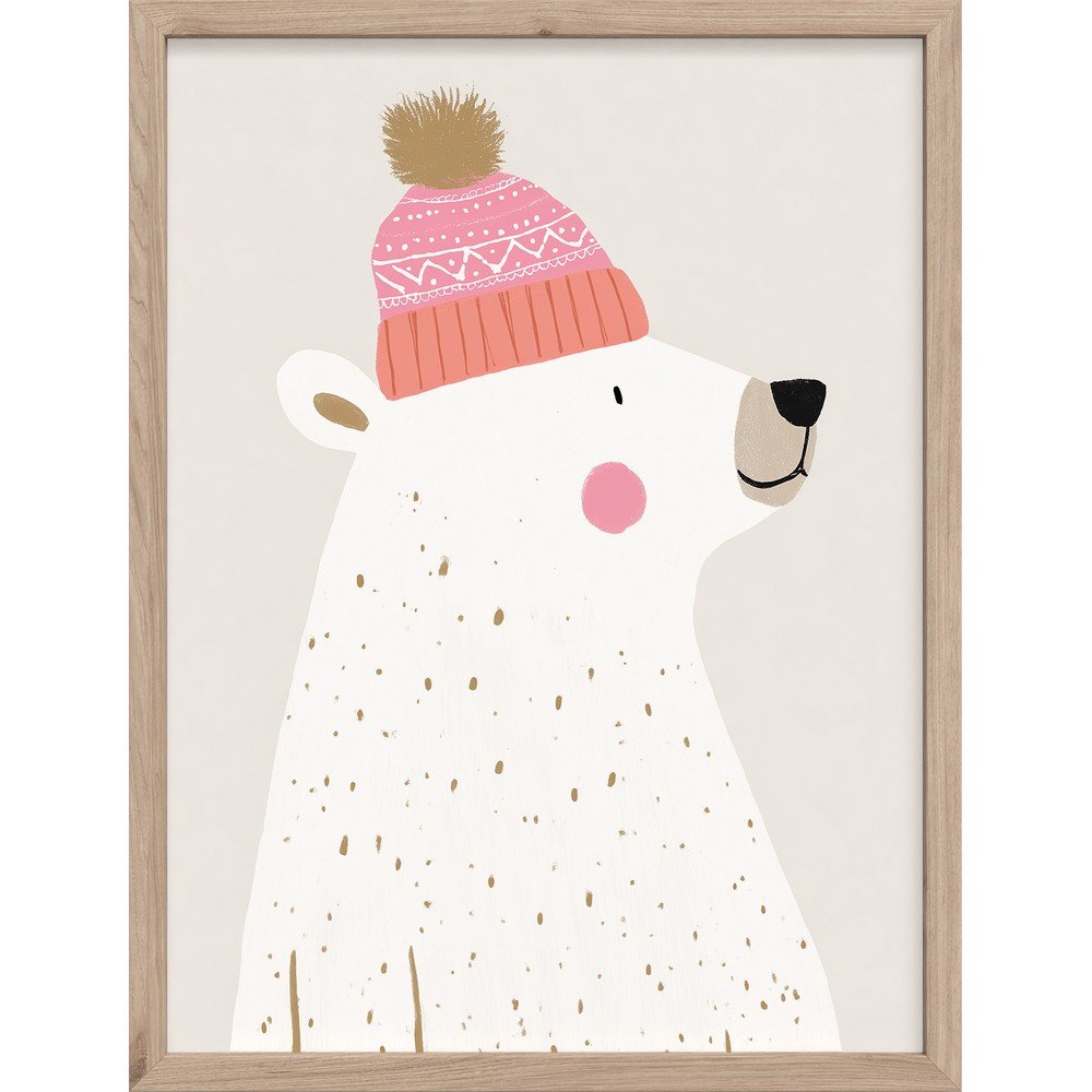 Gyerek kép 30x40 cm White Bear – Styler