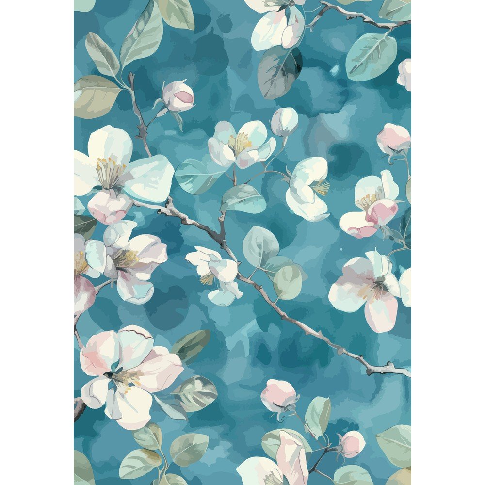 Kék mosható szőnyeg 120x180 cm Bloom – Vitaus
