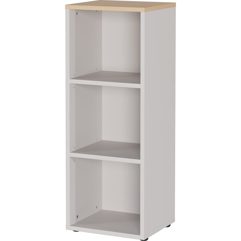 Krémszínű matt könyvespolc 45x120x40 cm Lissabon – Germania