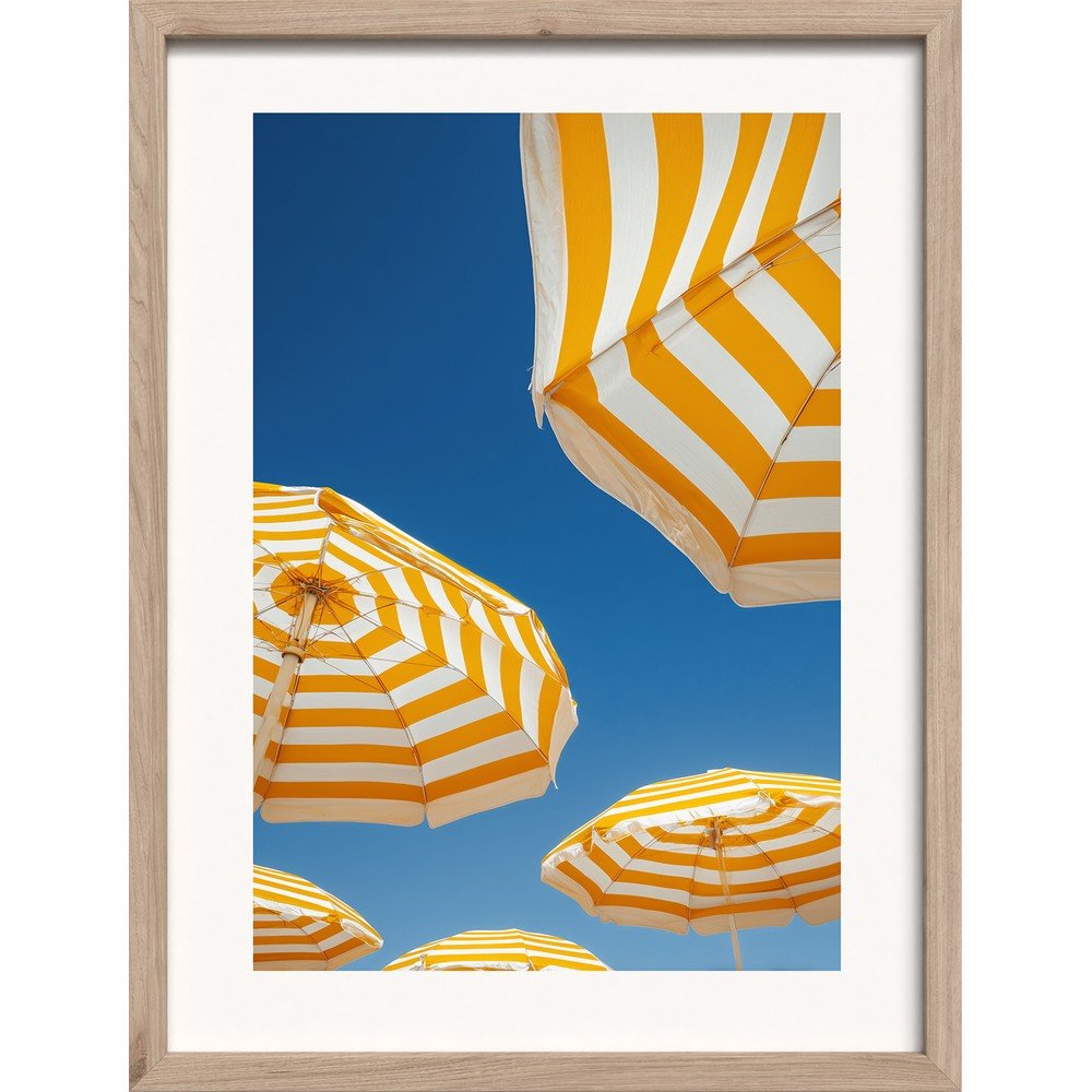 Nyomtatott keretezett kép 30x40 cm Umbrellas  – Styler