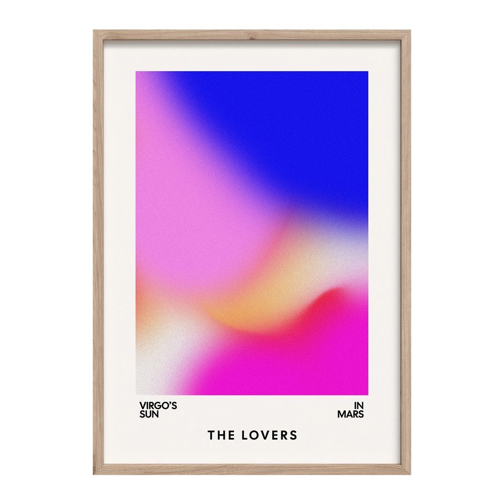 Nyomtatott keretezett kép 50x70 cm Love Flow – Styler