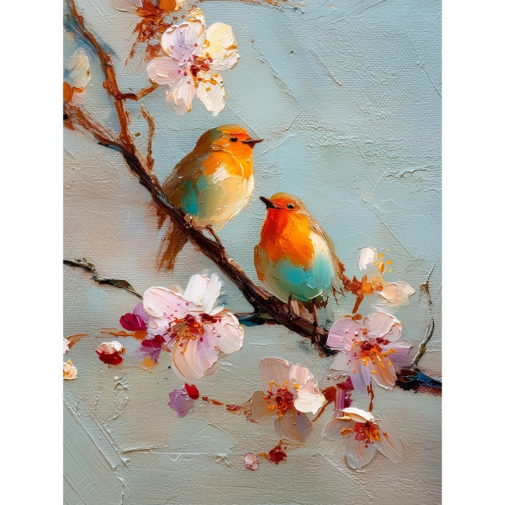 Nyomtatott keretezett kép 60x80 cm Robins – Styler