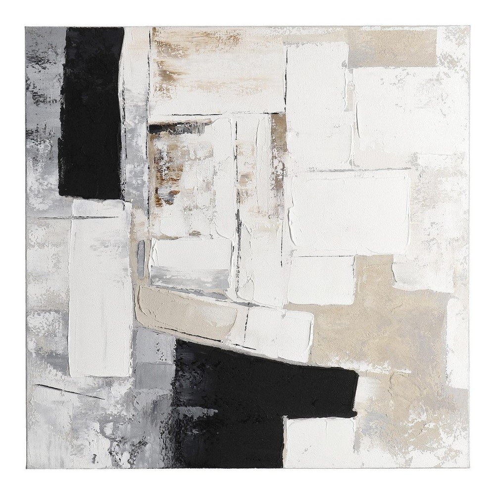 Nyomtatott vászon kép kézzel festett részletekkel 80x80 cm Crown – Bizzotto