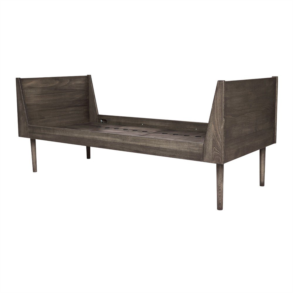 Sötét natúr színű bükkfa gyerekágy 70x160 cm Hevali – OYOY Mini