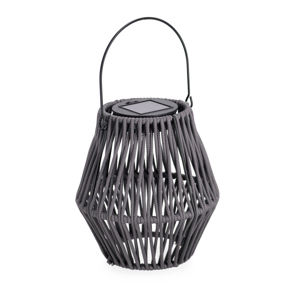 Szürke napelemes LED lámpás (magasság 17 cm) Juny – Yes Everyday