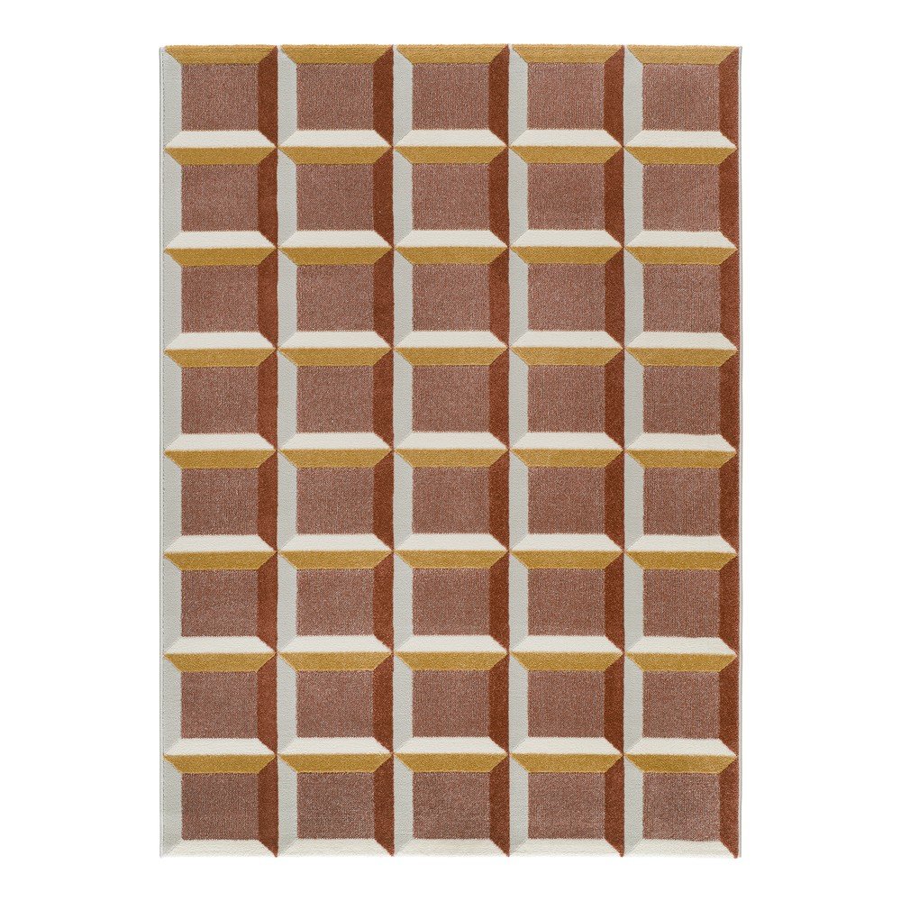 Terrakotta színű szőnyeg 160x230 cm Amara – Universal