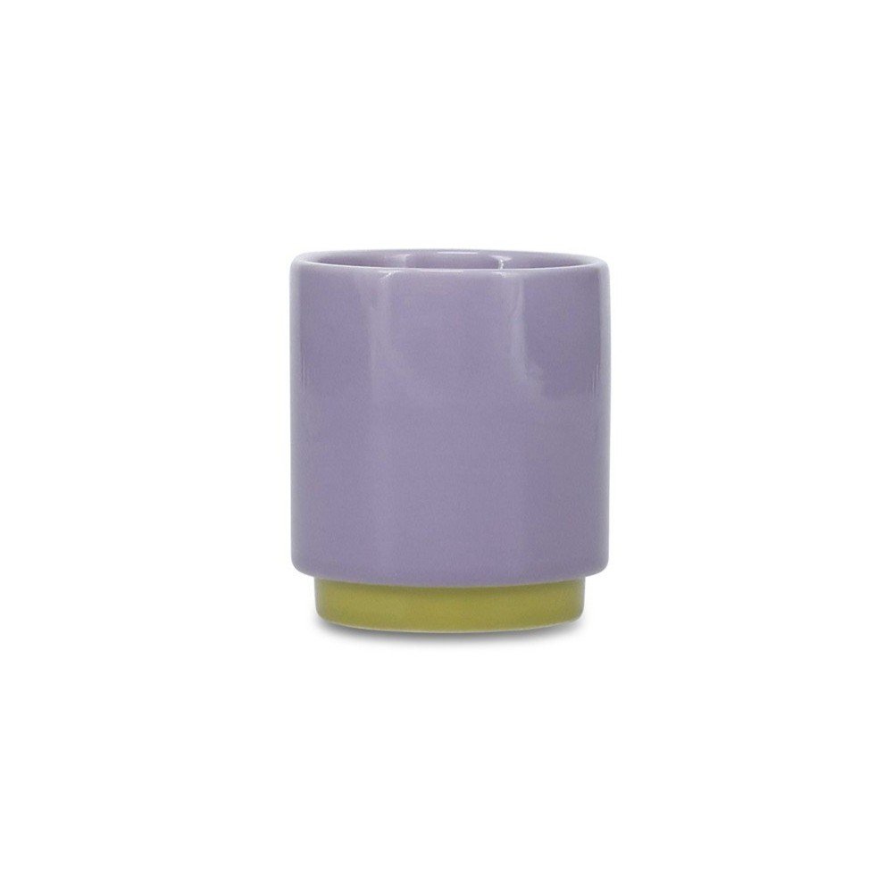 Zöld-lila kőedény csésze 270 ml Duo – ONA
