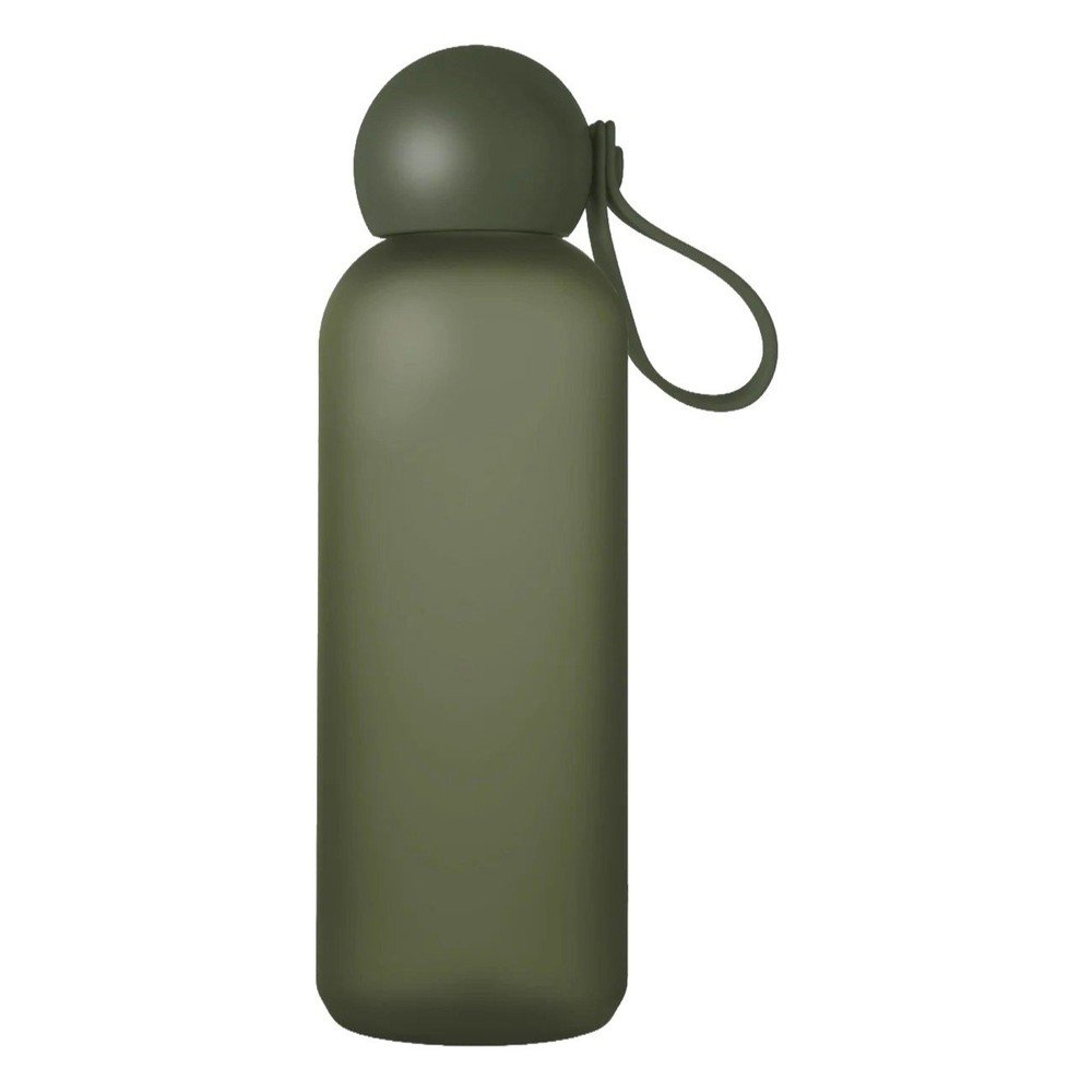 Zöld újrahasznosított műanyag utazó ivópalack 650 ml Tom – Sagaform