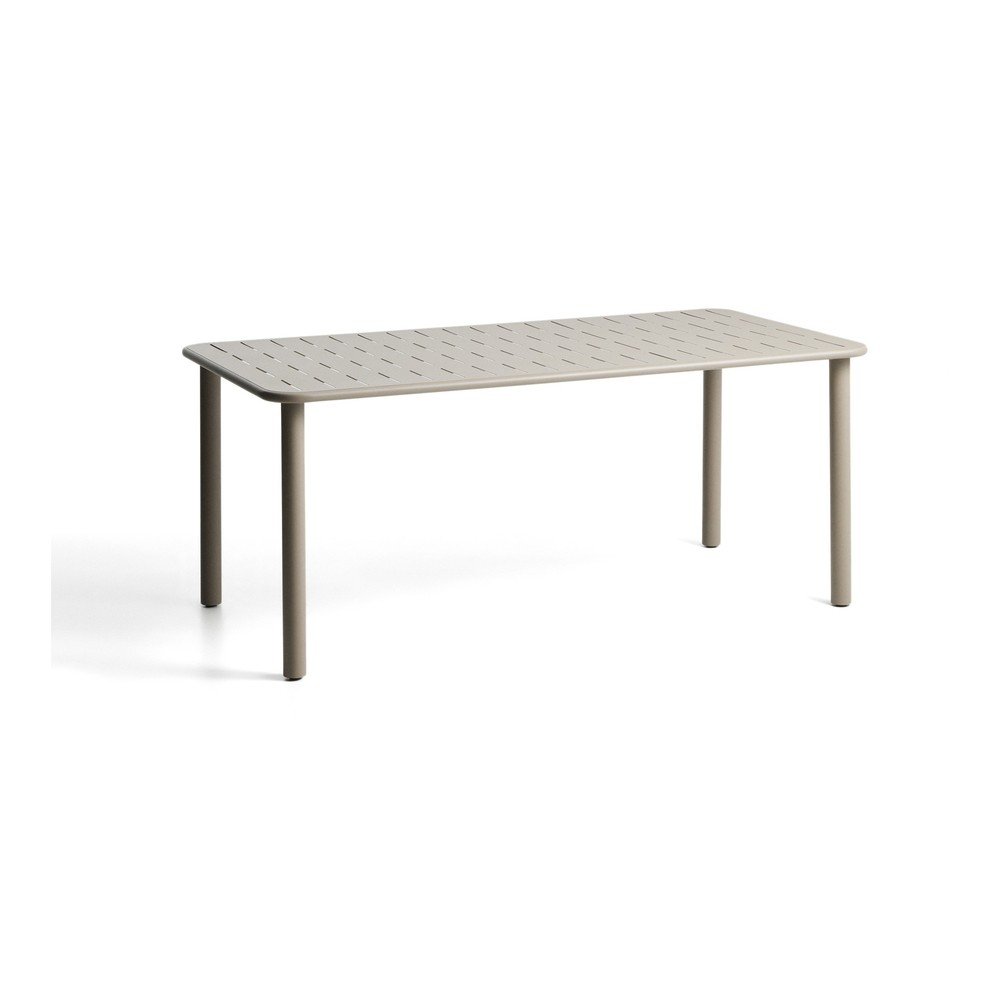 Acél kerti étkezőasztal 90x180 cm Brai – Kave Home