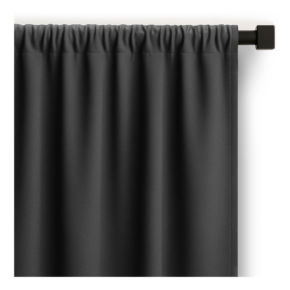 Antracitszürke dimout (részleges sötétítő) függöny 140x250 cm Carli – Restilo