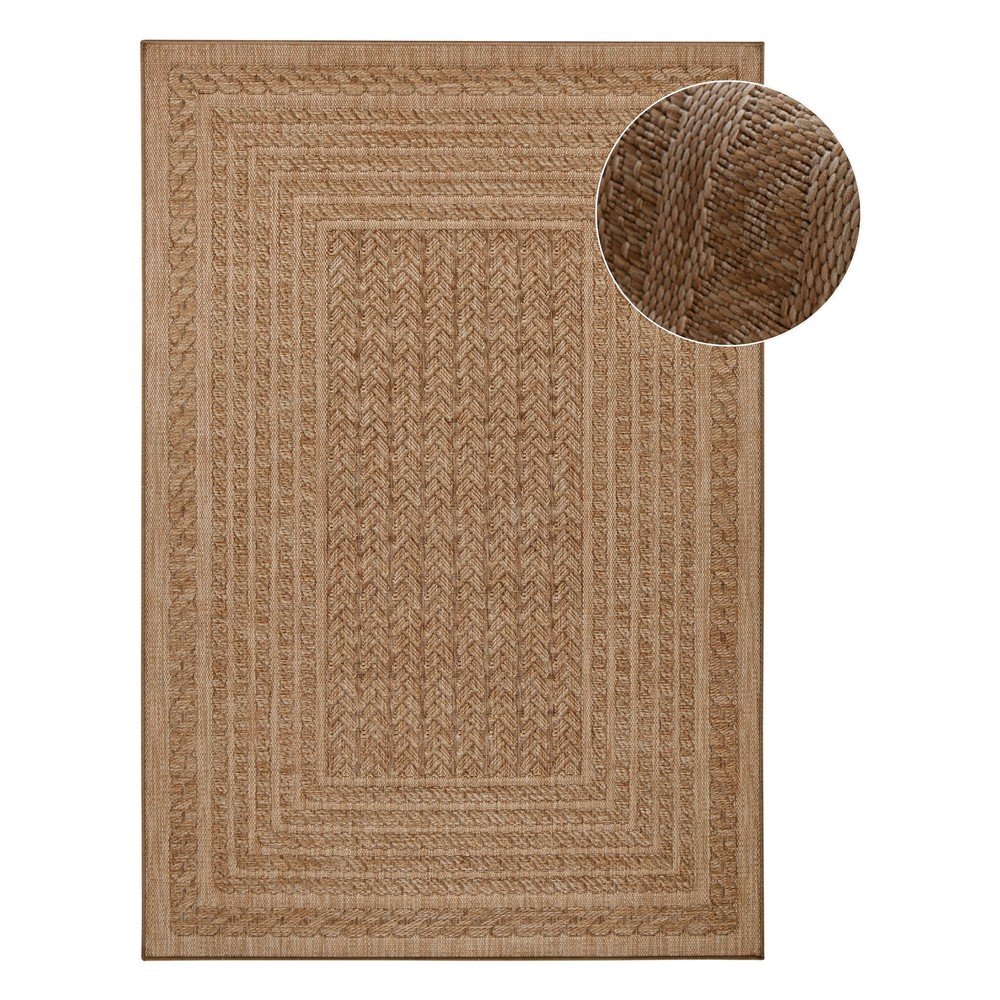 Barna kültéri-beltéri szőnyeg 160x230 cm Limonero – Hanse Home
