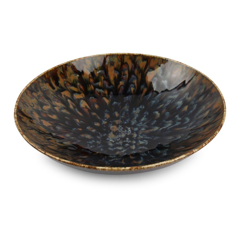 Barna mély porcelán tányér ø 21 cm Resto – BonBistro