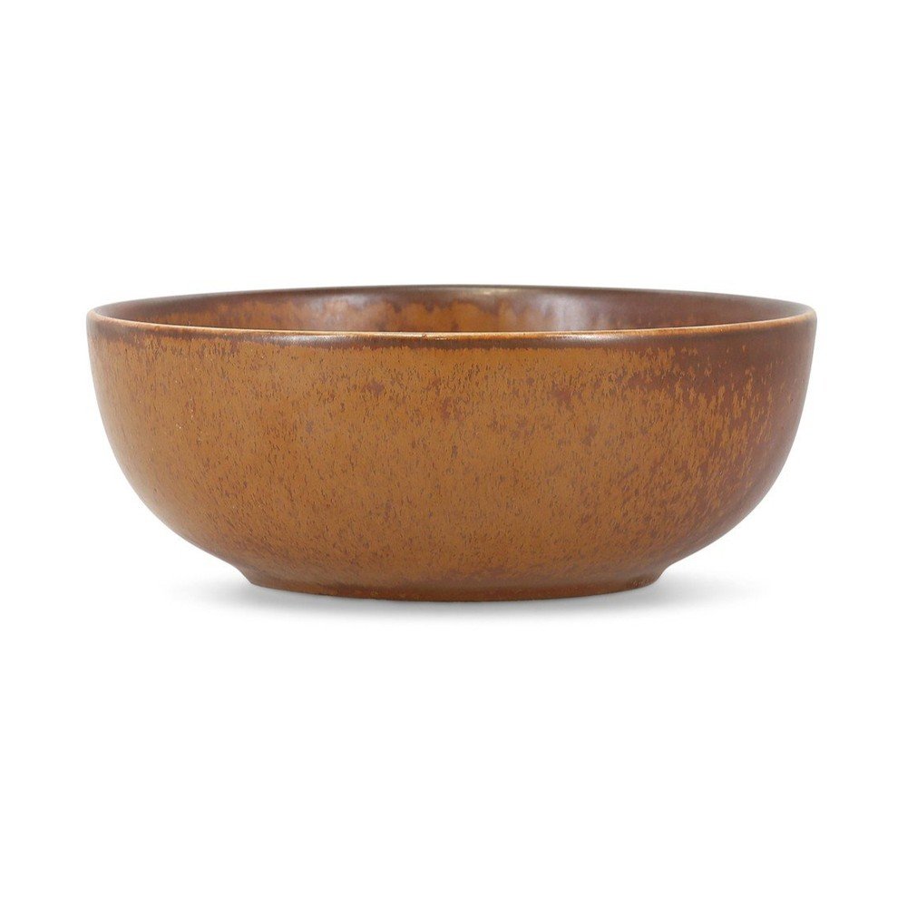 Barna porcelán leveses tálka 710 ml Ovio – BonBistro