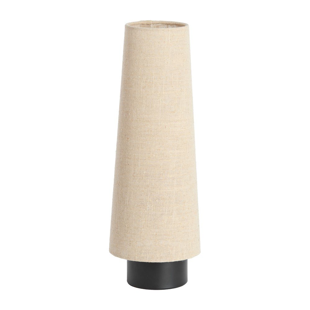 Bézs fém asztali lámpa textil búrával (magasság 42 cm) Howie – Light & Living