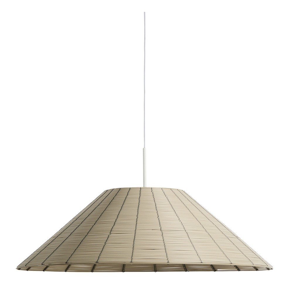Bézs műrattan lámpabúra ø 70 cm Saranella – Kave Home