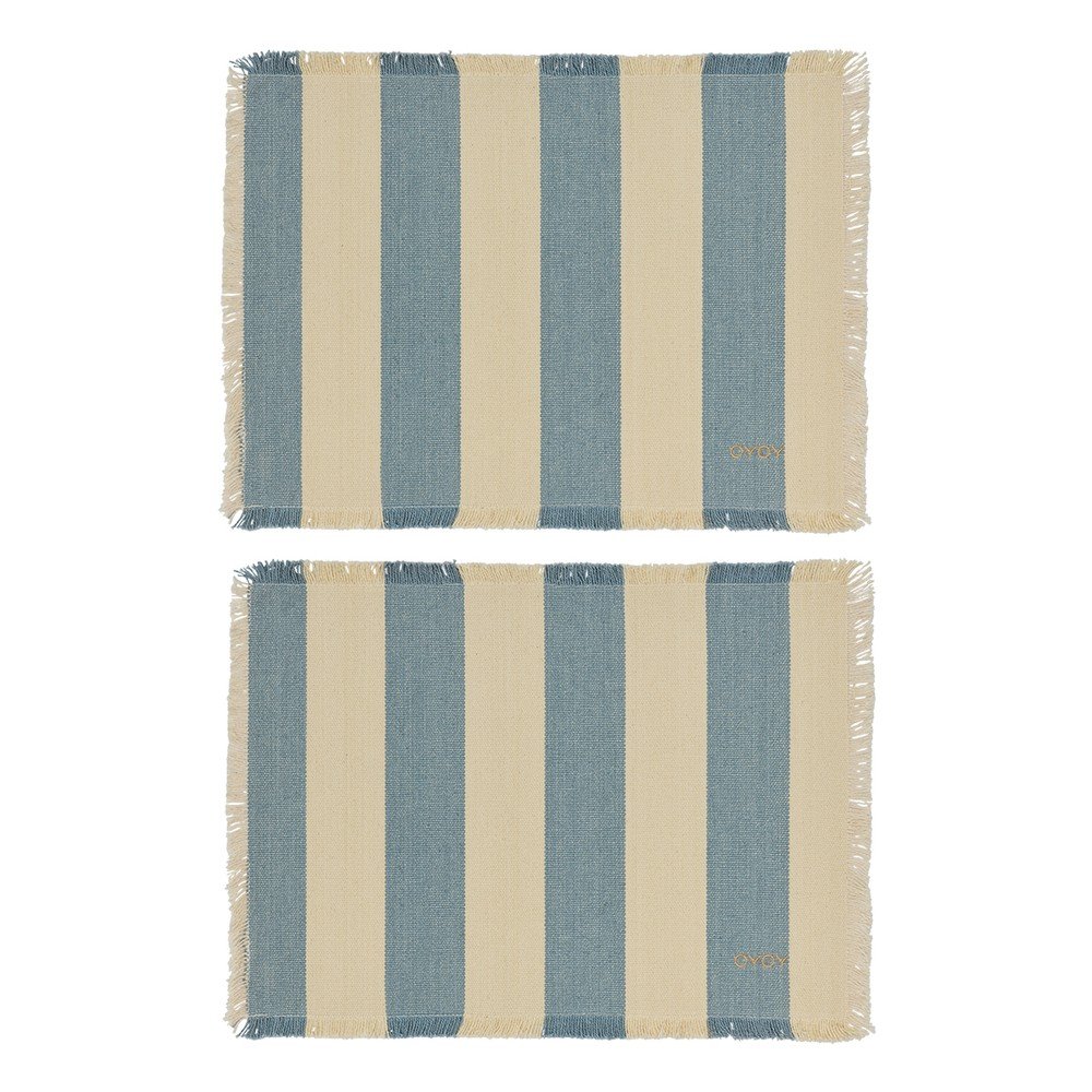 Bio pamut tányéralátét szett 2 db-os 36x48 cm Toppu – OYOY Living Design