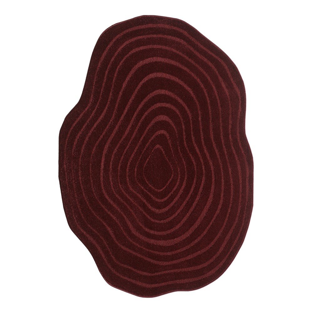 Borvörös szőnyeg 160x230 cm Pebble – ESTE