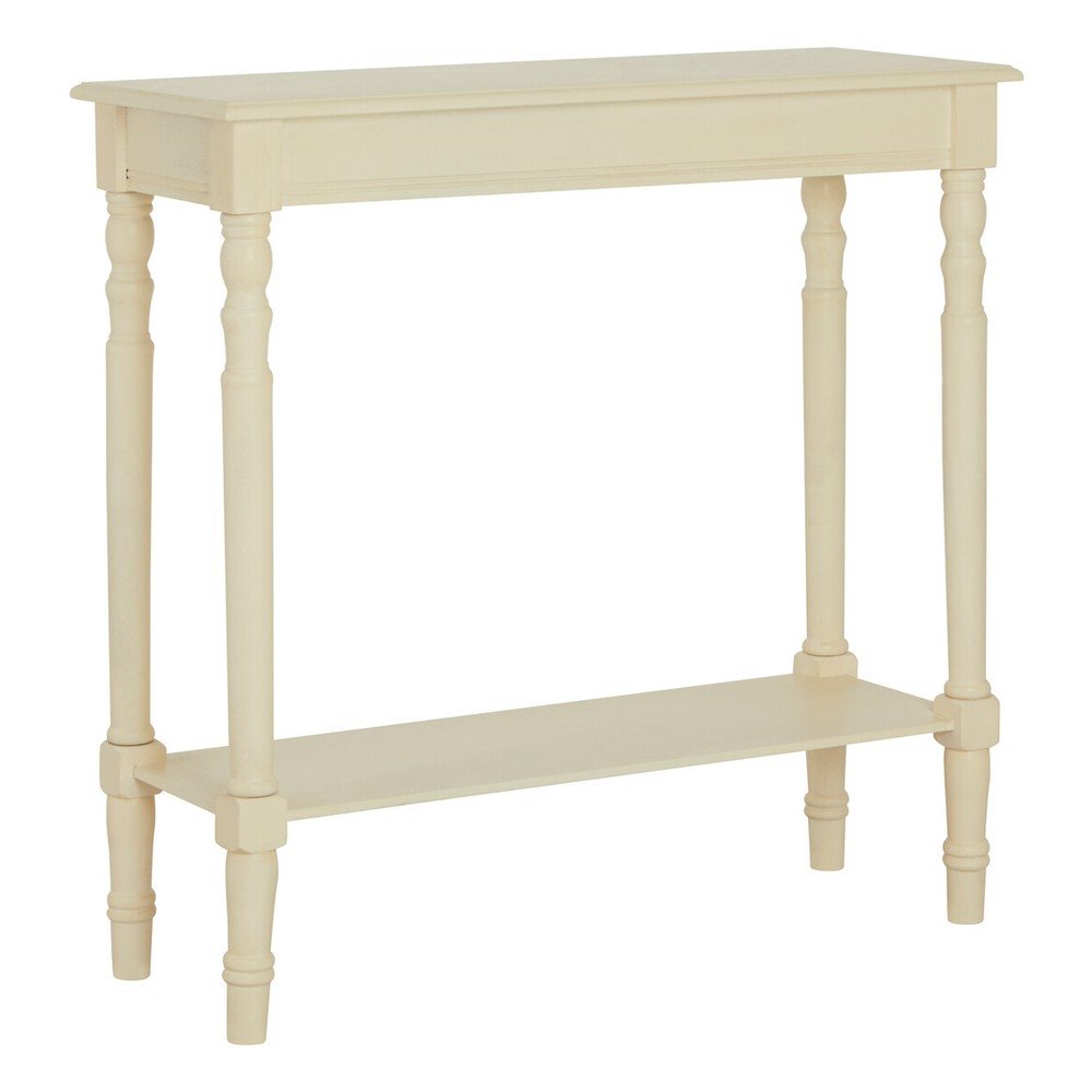 Elefántcsont színű borovi fenyő konzolasztal 30x80 cm Heritage – Premier Housewares