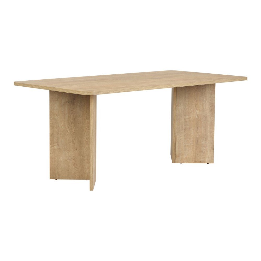 Étkezőasztal tölgyfa dekorral 90x180 cm Linza – Kalune Design