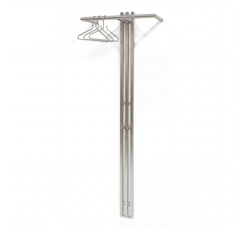 Ezüstszínű acél fali fogas 65 cm Senza – Spinder Design