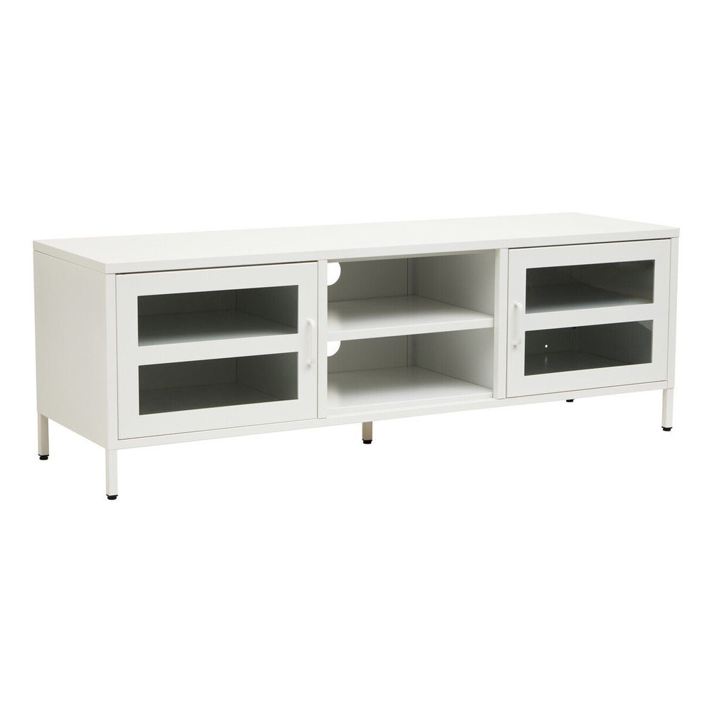 Fehér acél TV-állvány 150x50x45 cm Acier – Premier Housewares