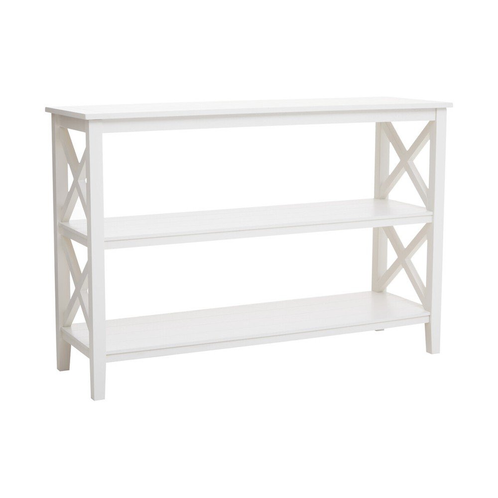 Fehér borovi fenyő polcos állvány 120x81x40 cm Heritage – Premier Housewares