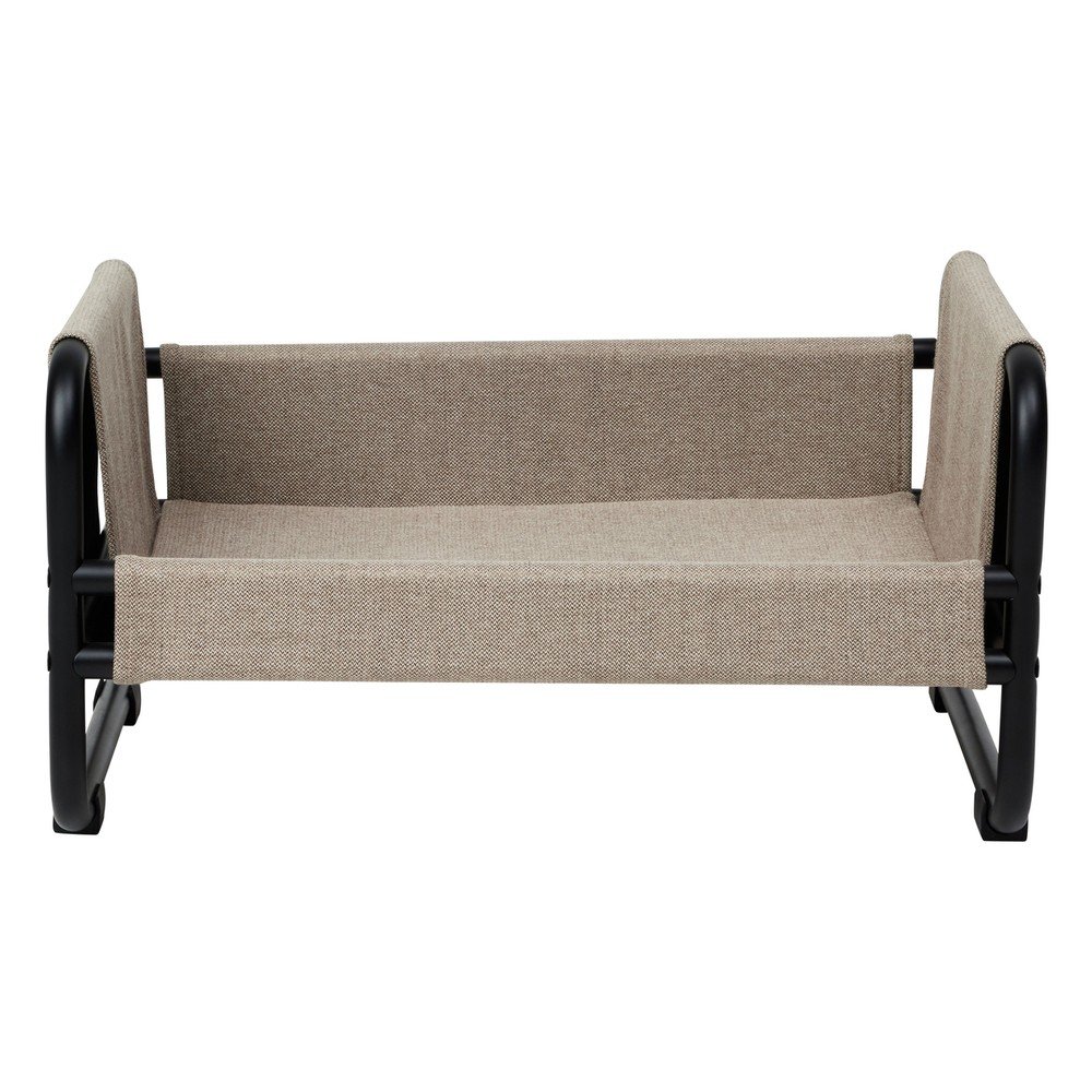 Fekete-bézs acél fekhely kutyáknak 52x40 cm Milo – OYOY Living Design