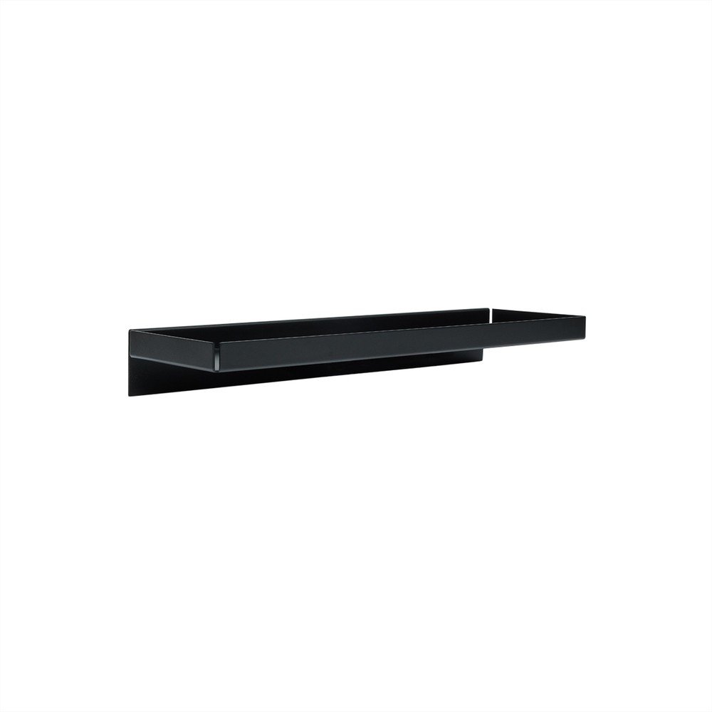 Fekete fém fali polc 50 cm Bakku – OYOY Living Design