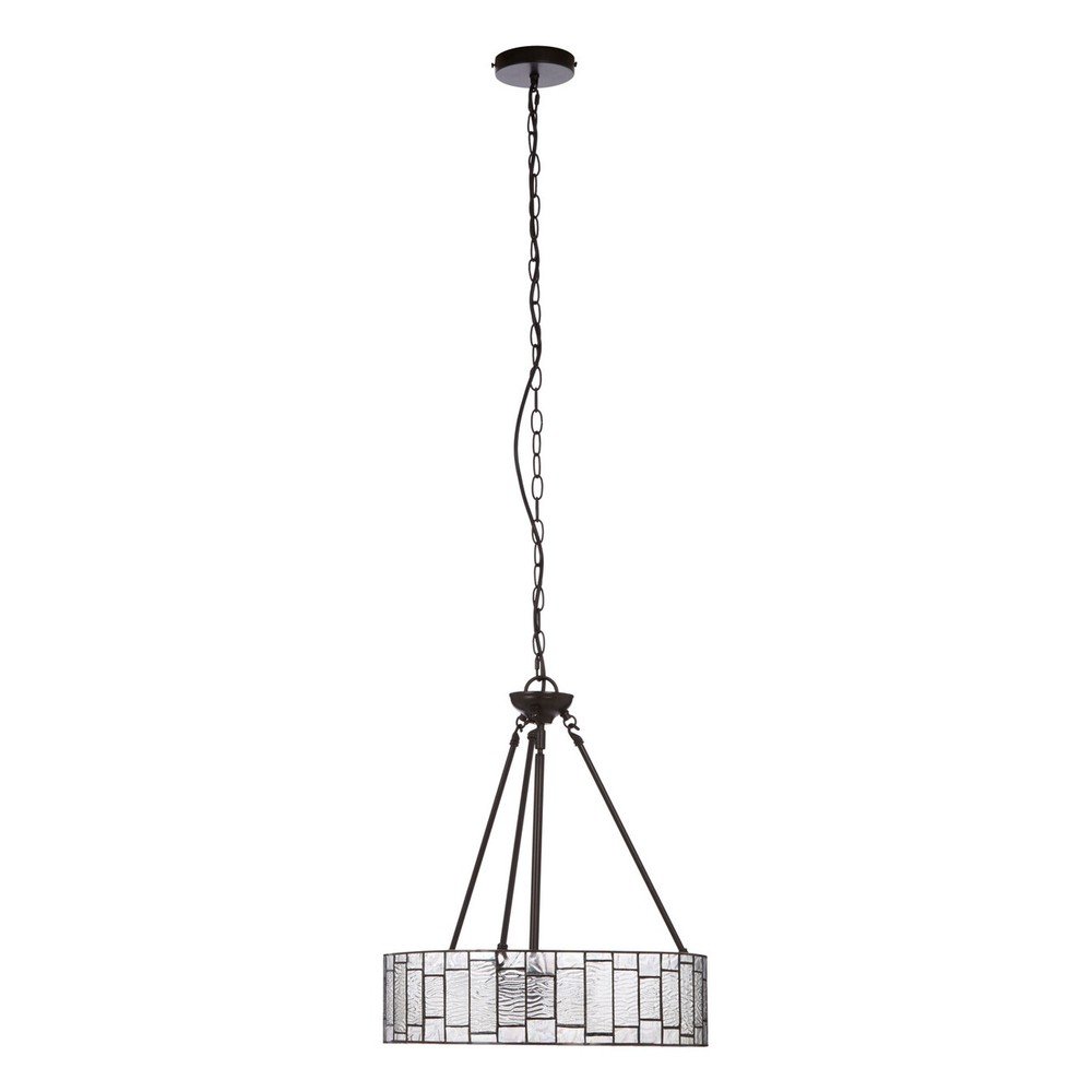 Fém függőlámpa üveg búrával ø 46 cm Waldorf – Premier Housewares