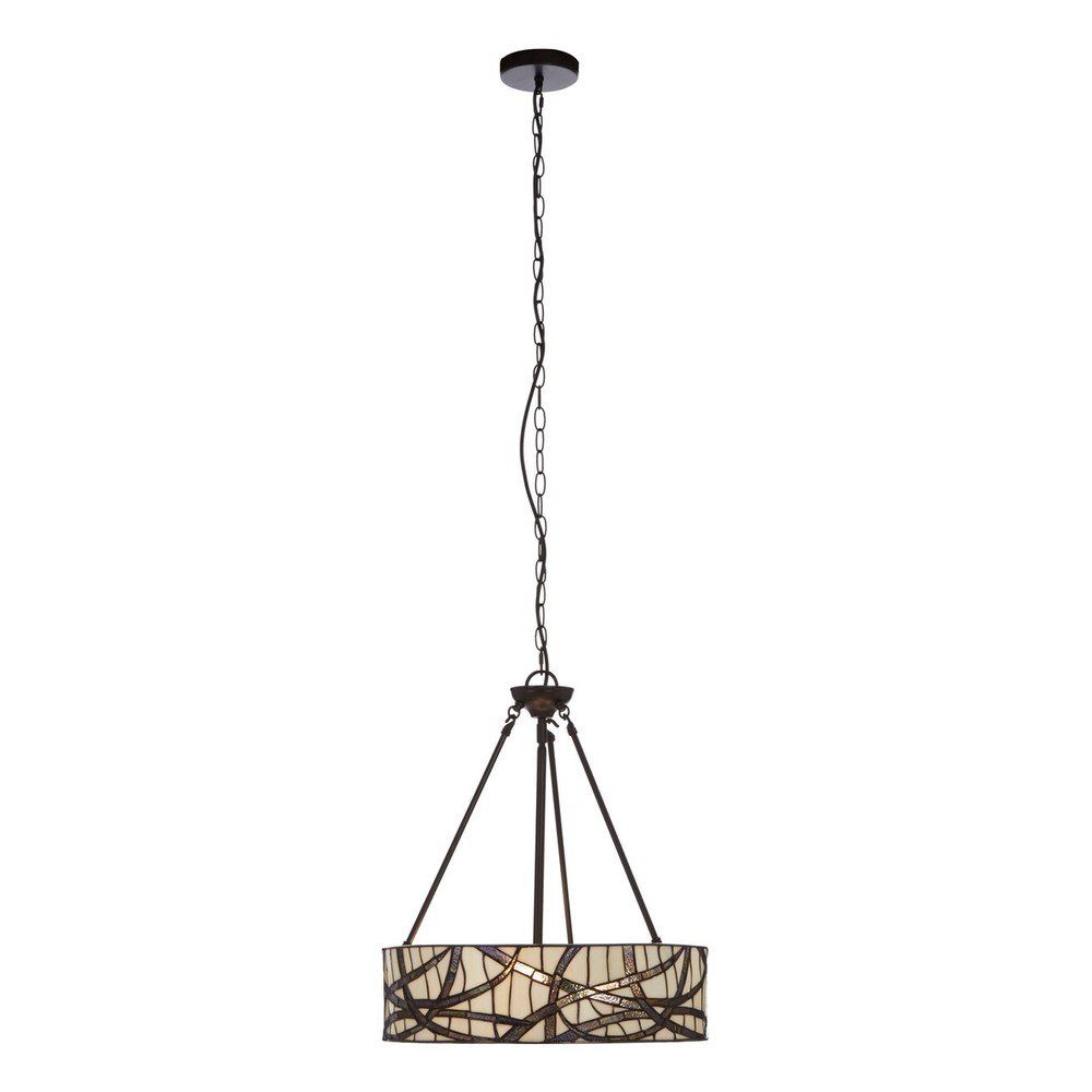 Fém függőlámpa üveg búrával ø 46 cm Waldorf – Premier Housewares